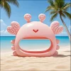 Crab Shape Infant Silicone Teether Chew Toy Baby Mitten