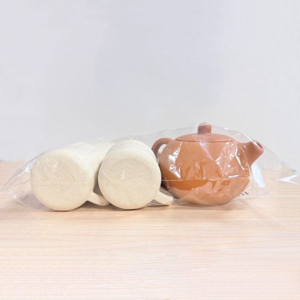 Montessori Silicone Tea Set Packed in Transparent Plastic Bag